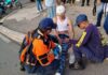 Colisión entre moto y carro en la Jacinto Lara deja a mototaxista hospitalizado