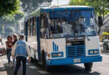 Pasaje urbano aumenta a 190 bolívares a partir de hoy 1 de agosto