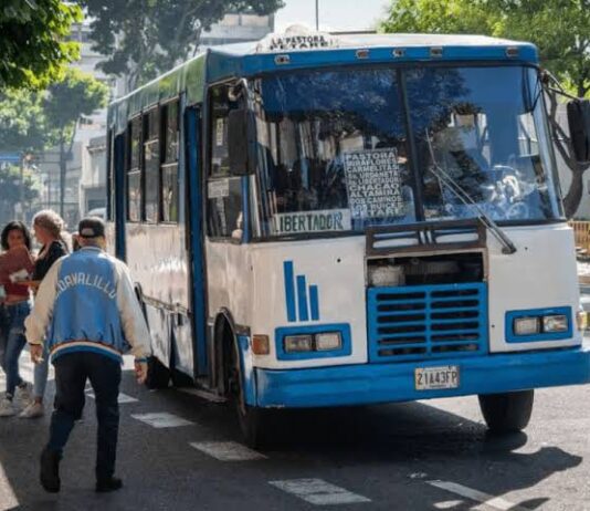 Pasaje urbano aumenta a 190 bolívares a partir de hoy 1 de agosto