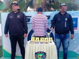 Funcionarios de Polimiranda y Diep aprehendieron a sujeto por el delito de hurto