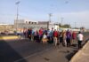 Vecinos trancan la avenida Jacinto Lara de Punto Fijo tras seis horas sin energía eléctrica