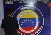 Requerido por la justicia:Cae en el centro de Punto Fijo un joven tras intentar evadir a la policía