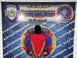 Diep detuvo a sujeto solicitado por violencia física en Punto Fijo