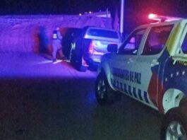 Gandola cargada de cemento se queda sin frenos y vuelca en la Moron- Coro