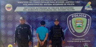 Capturado en Punto Fijo tras ser sorprendido intentado abusar de su hijastra de ocho años