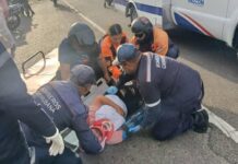 Accidente de tránsito en Zarabón deja dos personas heridas