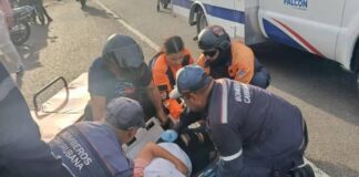 Accidente de tránsito en Zarabón deja dos personas heridas