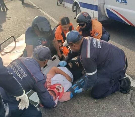 Accidente de tránsito en Zarabón deja dos personas heridas