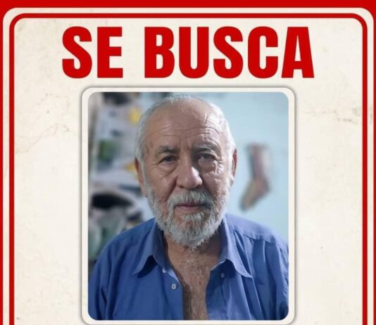 En Agua Larga buscan a adulto mayor desorientado
