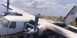 Siete personas sobreviven tras precipitarse e incendiarse una aeronave procedente de Canaima