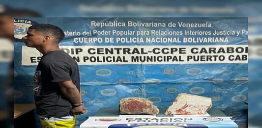 Detenido en Puerto Cabello tras agredir brutalmente a su madre con piedras