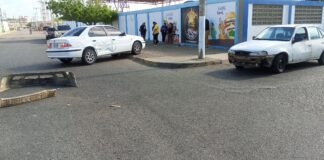 Colisión en el sector Andrés Eloy Blanco: exceso de velocidad acaba en colisión entre dos vehículos