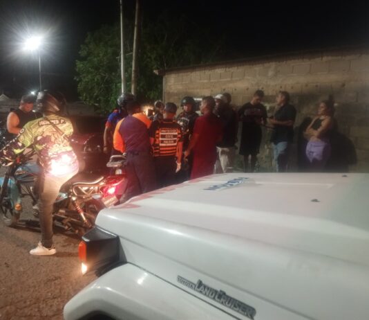 Colisión dejó el saldo de un lesionado en la avenida Ramón Antonio Medina de Coro
