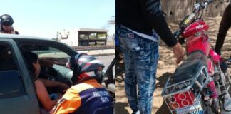 Vídeo| Comerciante lesionada tras colisión entre auto y moto en la Intercomunal Alí Primera