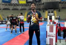 Atleta José Virgilio Martínez conquista medalla de bronce en el Campeonato Nacional de Karate Do