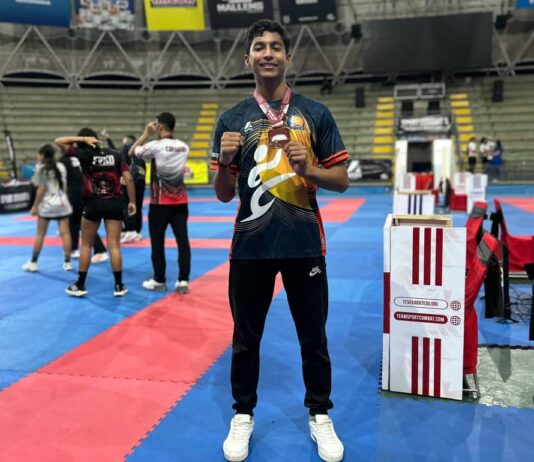 Atleta José Virgilio Martínez conquista medalla de bronce en el Campeonato Nacional de Karate Do