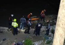 Tragedia en Puente Baloa: recuperan el cuerpo de un hombre que cayó al río Guaire