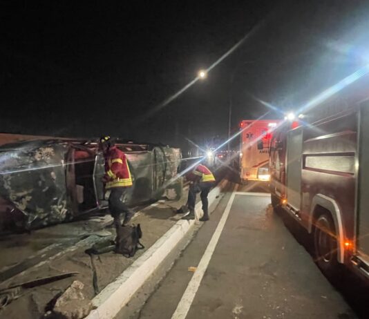 Muere conductor que chocó con poste y posteriormente volcó cerca de la pasarela de Zona Franca