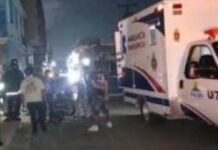 Violenta colisión entre motos deja tres lesionados la madrugada de hoy lunes en Baraived