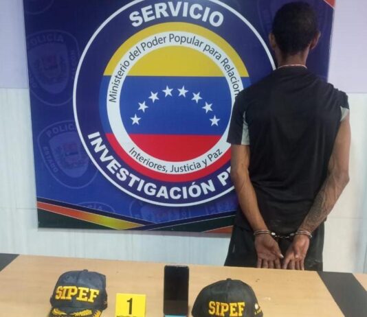 Le robaron el teléfono a un joven autista en Punto Fijo: el Sipef atrapó al sospechoso en tiempo récord