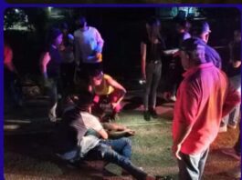 Tres personas resultan lesionadas tras deslizar en moto en la carretera Morón-Coro