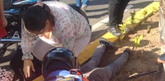 Colisión en la avenida Independencia deja dos lesionados en Coro
