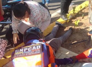 Colisión en la avenida Independencia deja dos lesionados en Coro