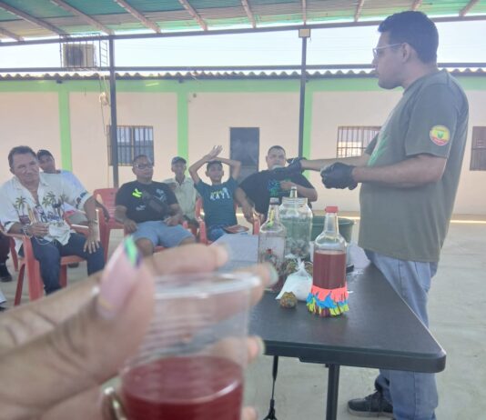 En Cumujacoa aprendieron a realizar licor de datos