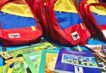 Más de un millón de niños recibirán morrales escolares