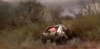 Vídeo|Colisión frontal entre dos vehículos deja un muerto y cinco heridos en la carretera El Tigre – Ciudad Bolívar