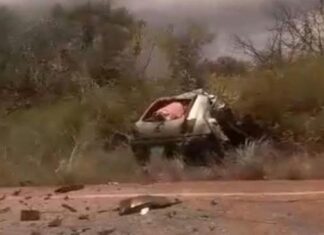Vídeo|Colisión frontal entre dos vehículos deja un muerto y cinco heridos en la carretera El Tigre – Ciudad Bolívar