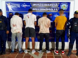 Cuatro detenidos por riña colectiva en Mene Mauroa