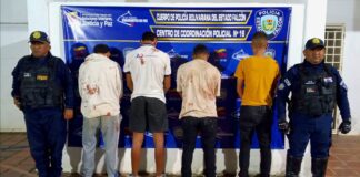 Cuatro detenidos por riña colectiva en Mene Mauroa