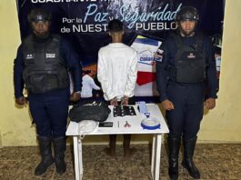 Capturado sujeto por posesión de drogas en Coro