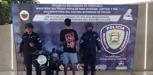 Reincidente termina tras las rejas por maniobras peligrosas y ultraje a la autoridad en Punto Fijo