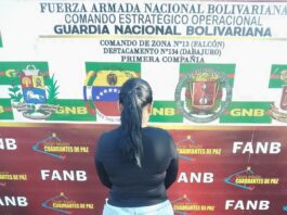 Detenida mujer en Dabajuro por presunta violencia física y psicológica contra su propio hijo