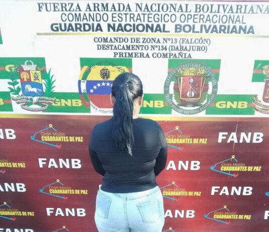 Detenida mujer en Dabajuro por presunta violencia física y psicológica contra su propio hijo