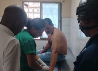 Ingresó a la emergencia del CDI Alexis Zamarripa de Guamacho un lesionado por deslizamiento de moto