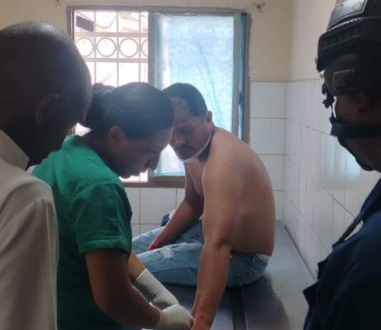 Ingresó a la emergencia del CDI Alexis Zamarripa de Guamacho un lesionado por deslizamiento de moto