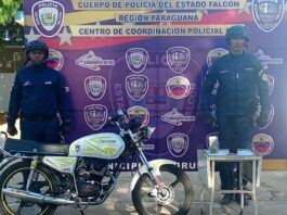 Dos detenidos por resistencia a la autoridad tras intentar darse a la fuga en Punto Fijo