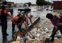 Protección Civil atento en los sectores vulnerables ante las lluvias en el municipio Carirubana