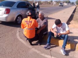 Dos lesionados tras colisión de vehículos en la avenida Luis Beltrán Prieto Figueroa de Punto Fijo