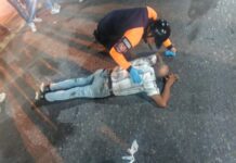 Sexagenario resultó herido tras ser arrollado por una moto en el sector Copa de Oro de Coro
