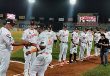 Águilas debuta en la LVBP con blanqueada 8-0 sobre Leones