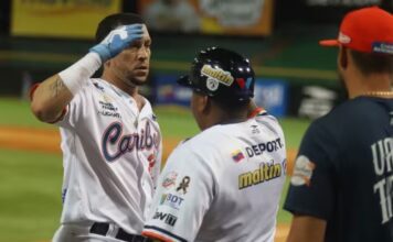 Caribes obtuvo primera victoria 9-0 contra Los Tigres de Aragua