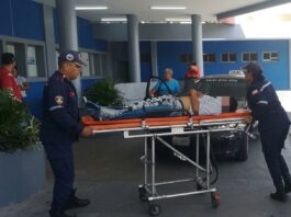 Choque entre moto y vehículo en la Variante Sur de Coro deja un motorizado herido