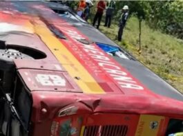 Cinco venezolanos muertos tras vuelco de autobús en Colombia