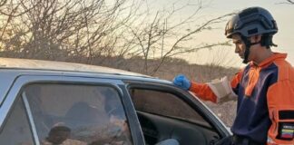 Por presunta intoxicación etílica conductor termina encunetado en la vía Punto Fijo – Coro