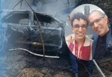 Vuelco e incendio de camioneta deja un militar fallecido y seis heridos, entre ellos un nieto de Hugo Chávez