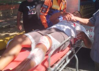 Accidente en la avenida Los Médanos deja un comerciante lesionado